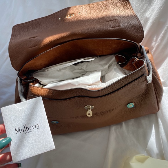 BRAND NEW MULBERRY ALEXA LEATHER SATCHEL - Picture 2 of 5